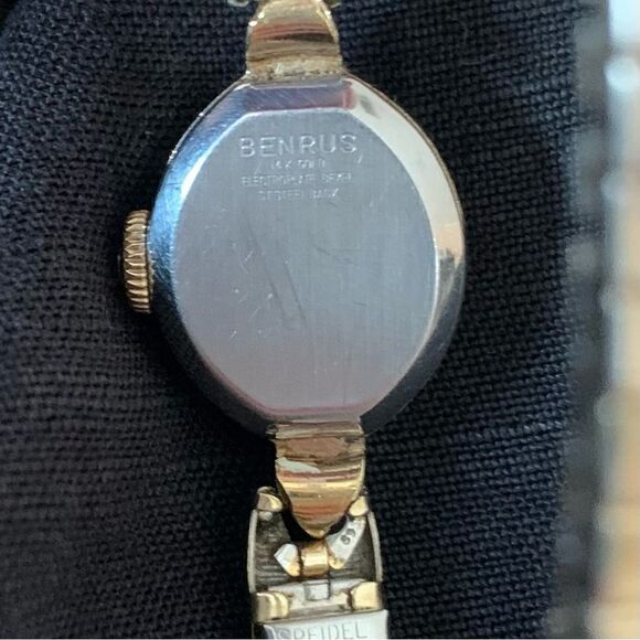 Benrus 14K Gold Ladies Wind Up Watch - Picture 6 of 6